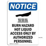 Burn Hazard Hot Liquid Access