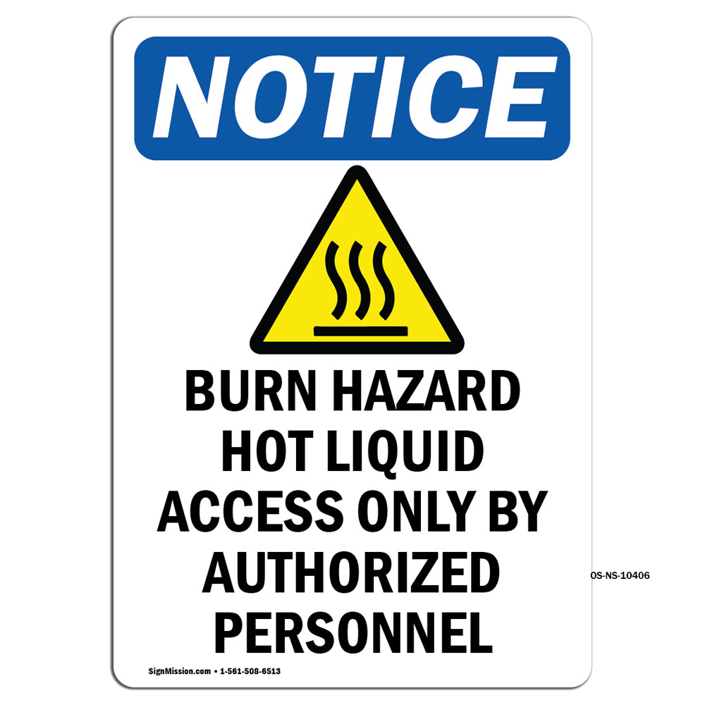 Burn Hazard Hot Liquid Access