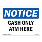 Cash Only ATM Here