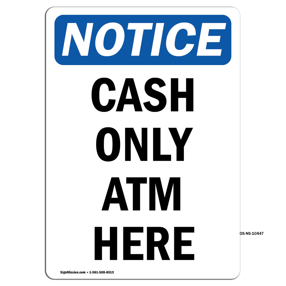 Cash Only ATM Here