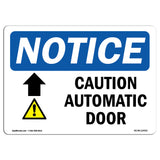 Caution Automatic Door [Up Arrow]
