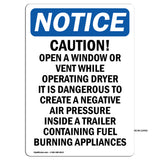 Caution Open A Window Or Vent