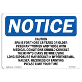 Caution Spa Is For Those 18 Years And Older
