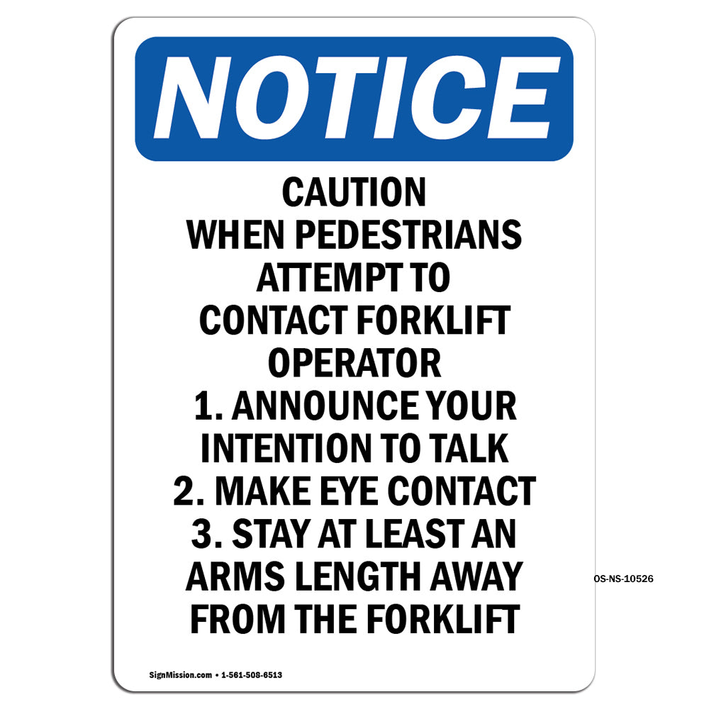 Caution When Pedestrians Attempt