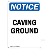 Caving Ground Sign