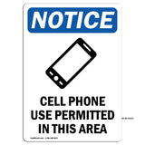 Cell Phone Use Permitted