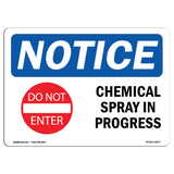 Chemical Spray In Progress