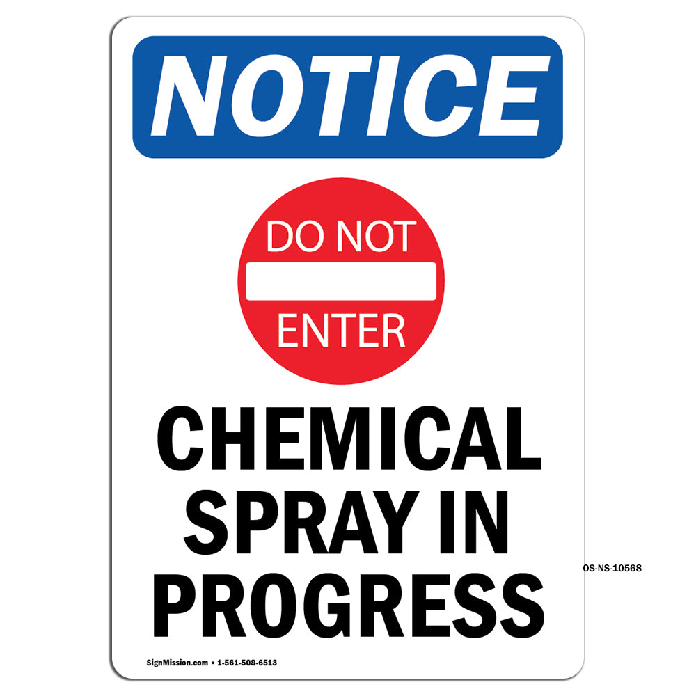 Chemical Spray In Progress