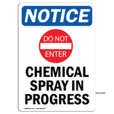 Chemical Spray In Progress