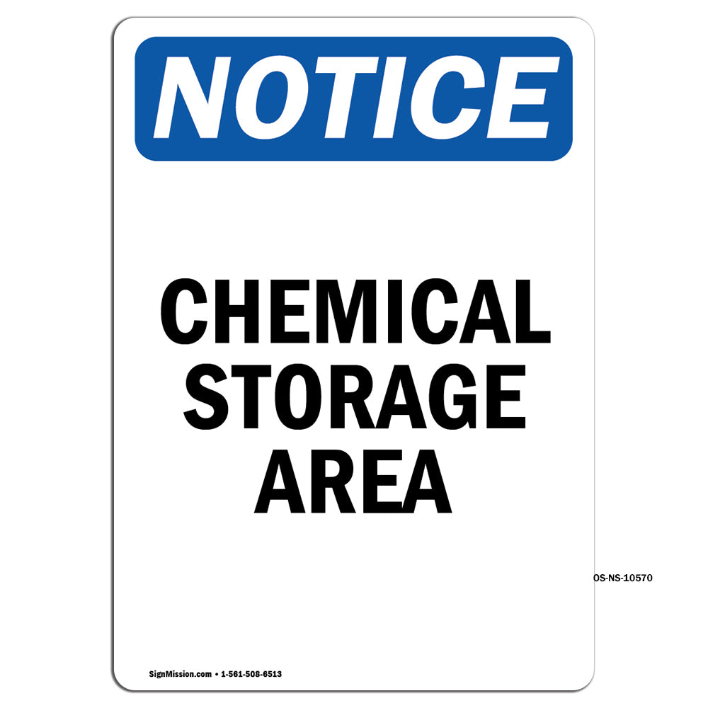 Chemical Storage Area Sign