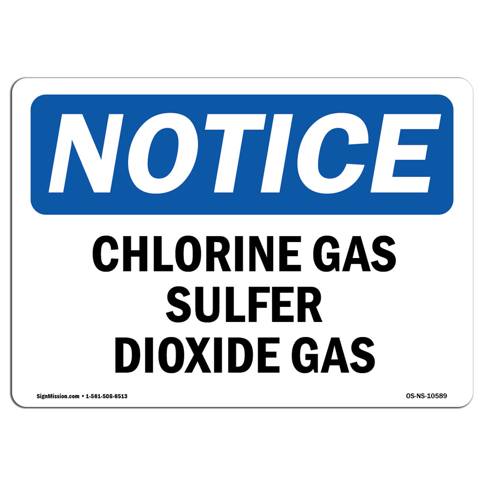 Chlorine Gas Sulfur Dioxide Gas