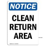 Clean Return Area