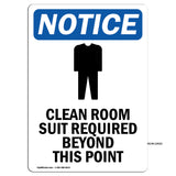 Clean Room Suit Required Beyond