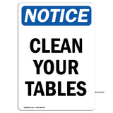 Clean Your Tables