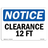 Clearance 12 Ft Sign