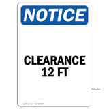 Clearance 12 Ft Sign