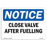 Close Valve After Fueling