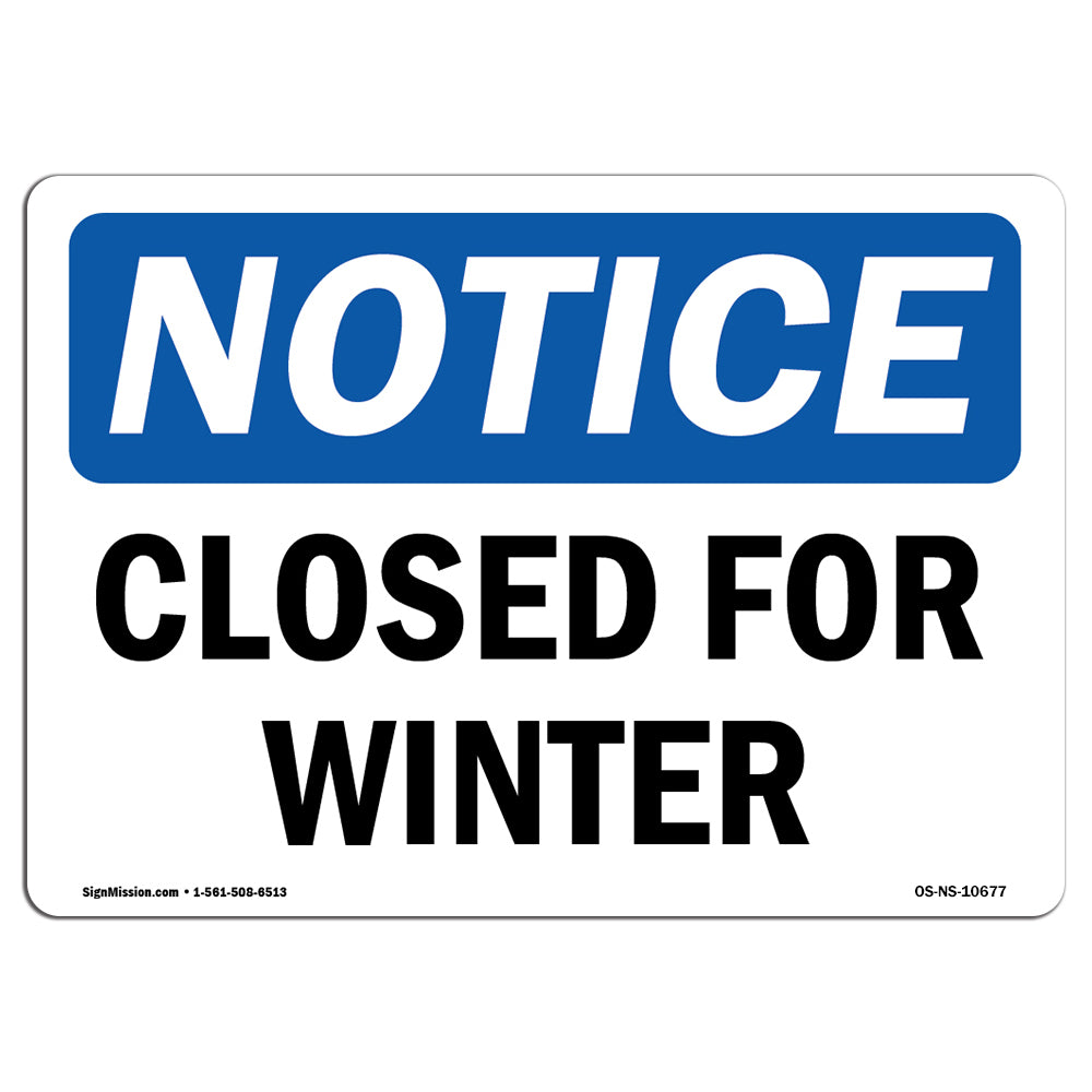 Closed For Winter