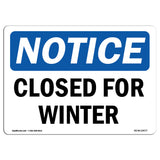 Closed For Winter