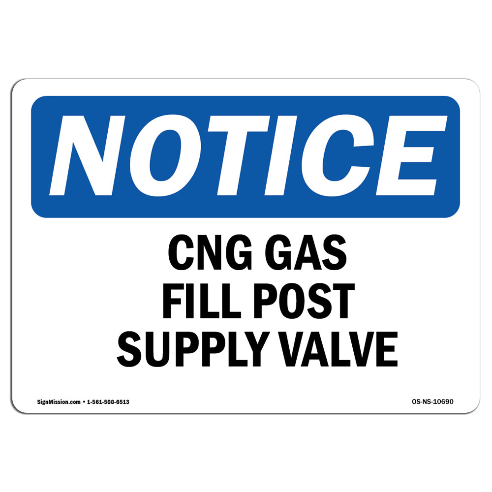 CNG Gas Fill Post Supply Valve