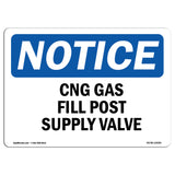 CNG Gas Fill Post Supply Valve
