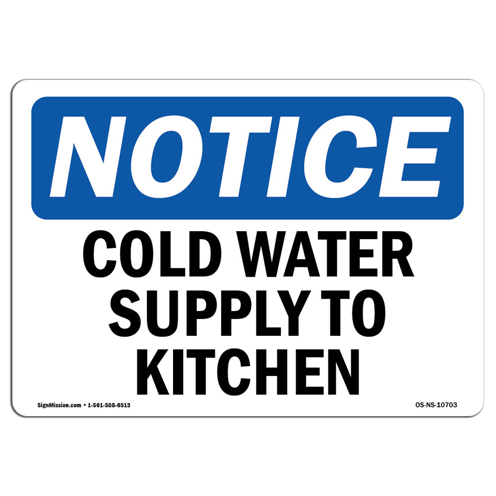 Cold Water Supply To Kitchen