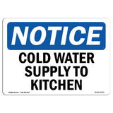 Cold Water Supply To Kitchen