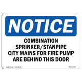 Combination Sprinkler Standpipe City Mains