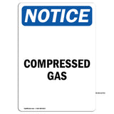 Compressed Gas Sign