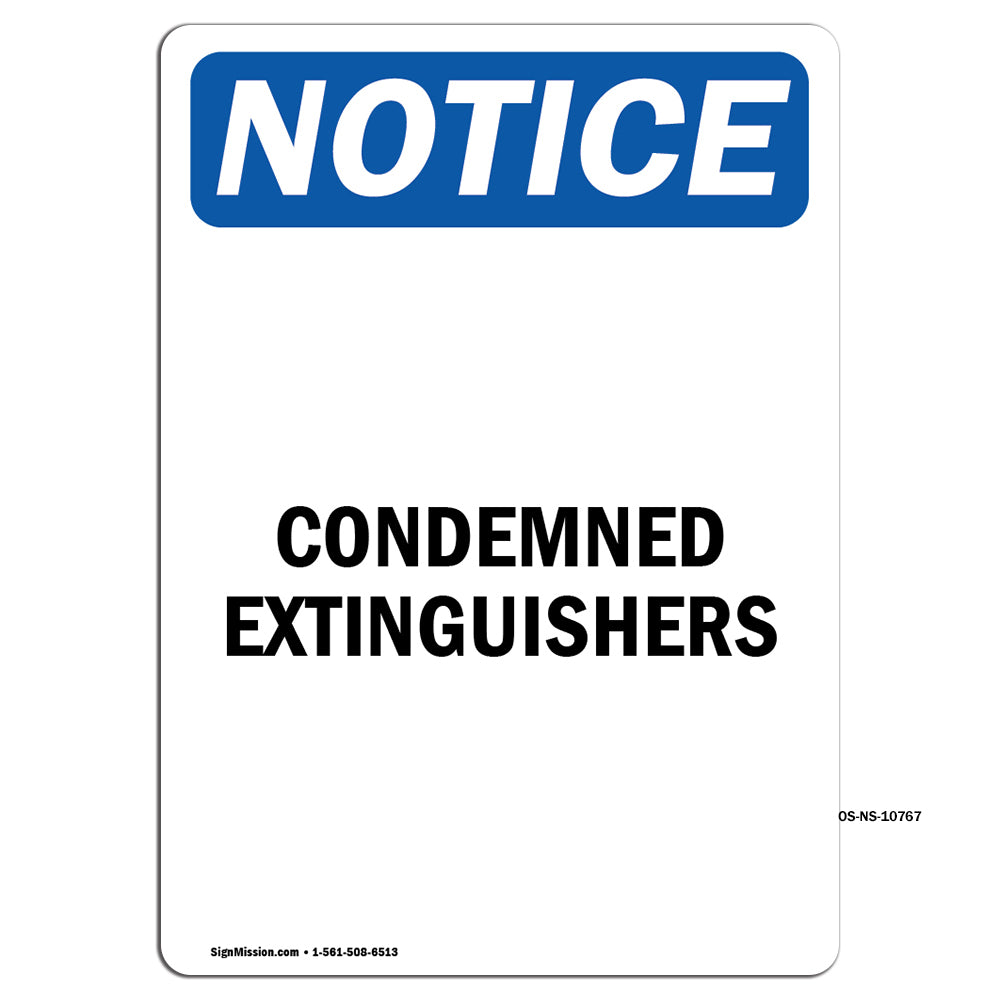 Condemned Extinguishers
