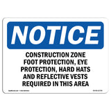 Work Zone Foot Protection, Eye Protection,