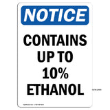 Contains Up To 10% Ethanol