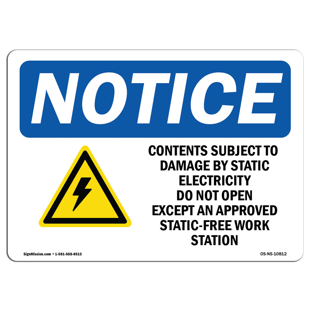 Contents Subject To Damage By