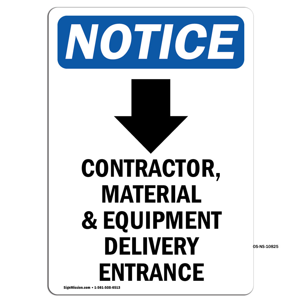 Contractor, Material And Equipment