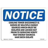 Cooling Tower Disconnect Is Served By Multiple
