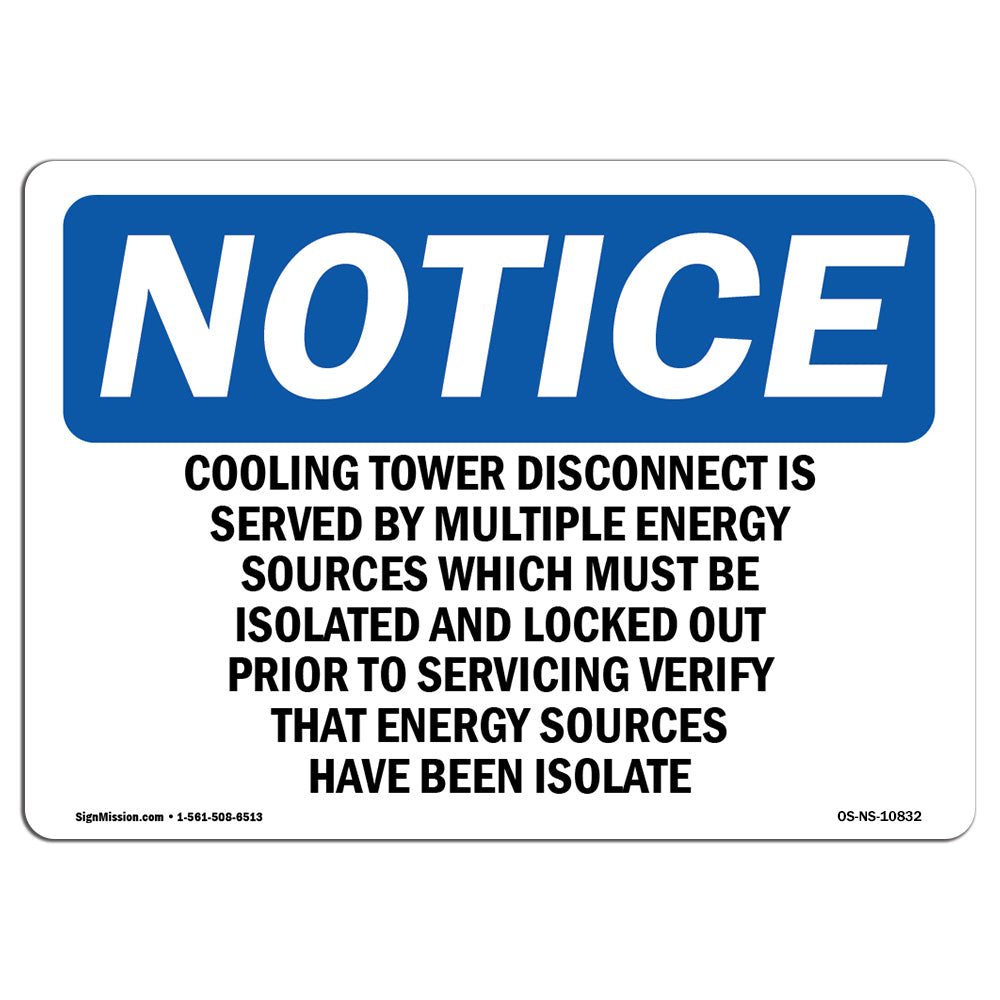Cooling Tower Disconnect Is Served By Multiple