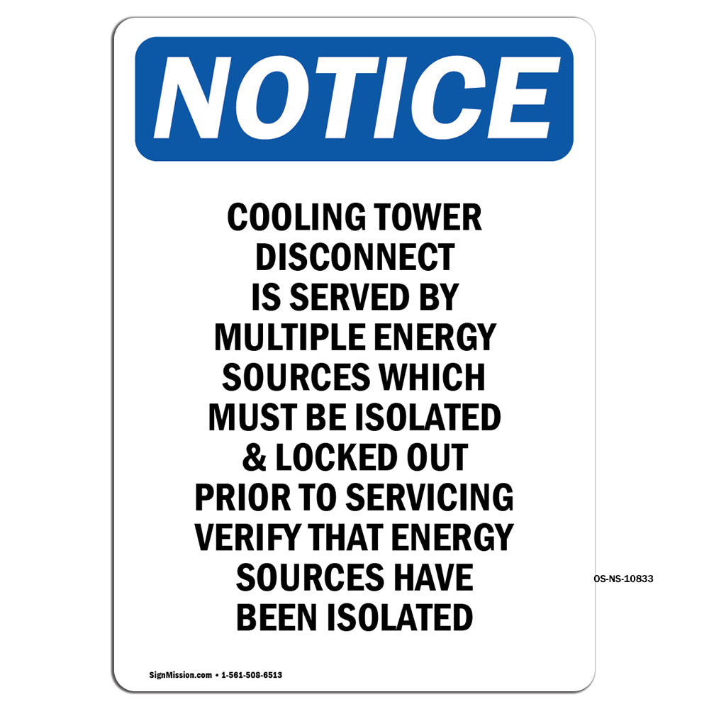 Cooling Tower Disconnect Is Served By Multiple