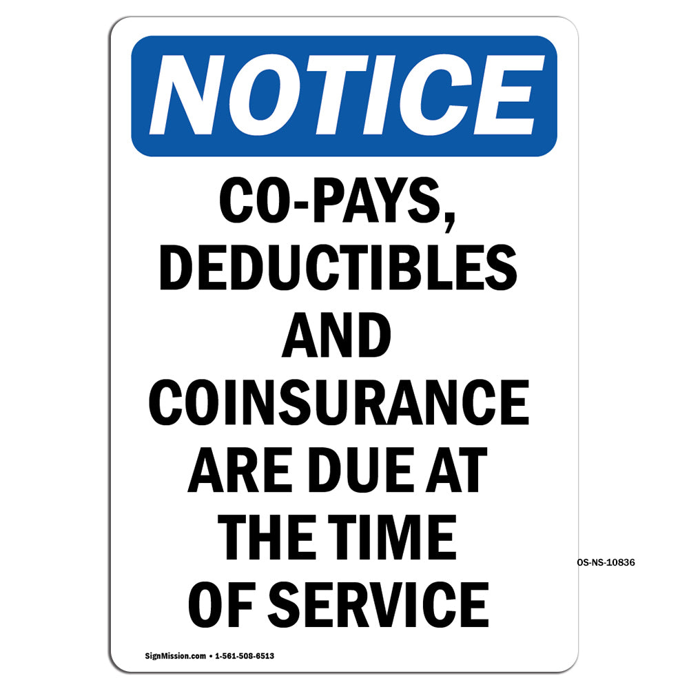Co-Pays, Deductibles And Coinsurance Are