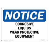 Corrosive Liquids Wear Protective Equipment