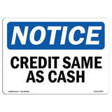 Credit Same As Cash