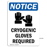 Cryogenic Gloves Required