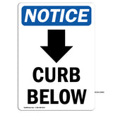 Curb Below [Down Arrow]