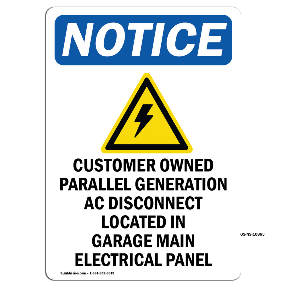 Customer Owned Parallel Generation
