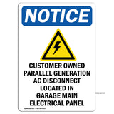 Customer Owned Parallel Generation