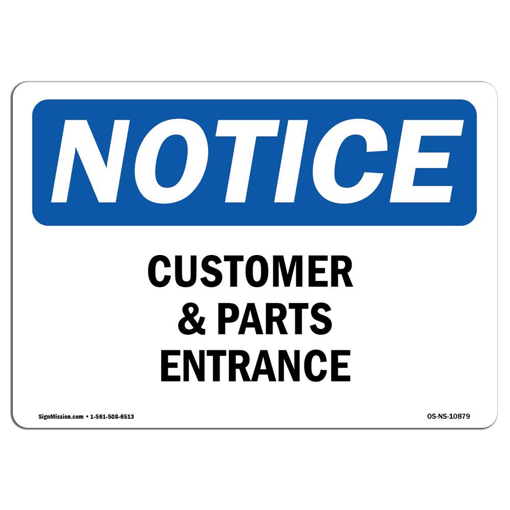 Customers And Parts Entrance