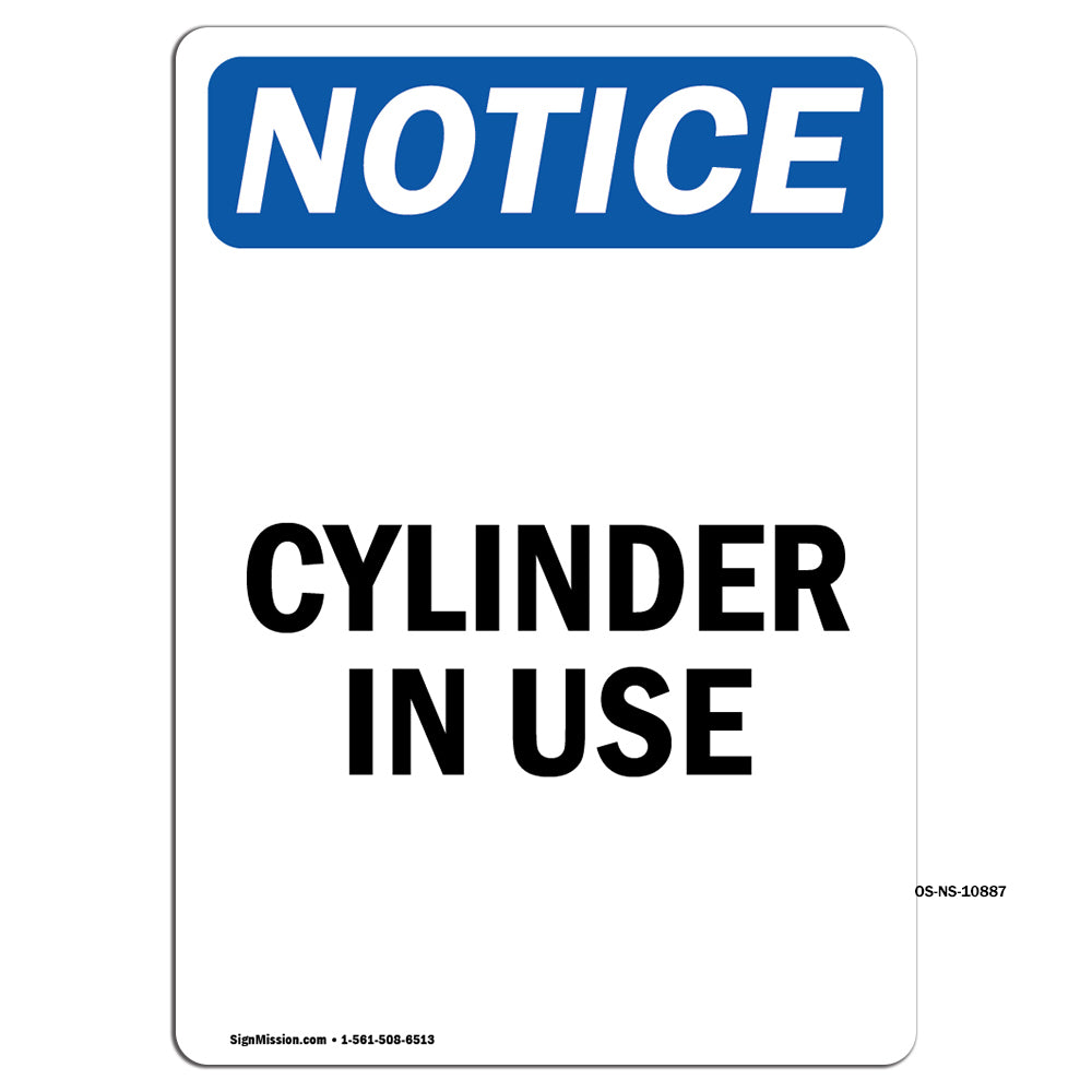 Cylinder In Use