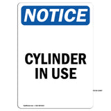 Cylinder In Use