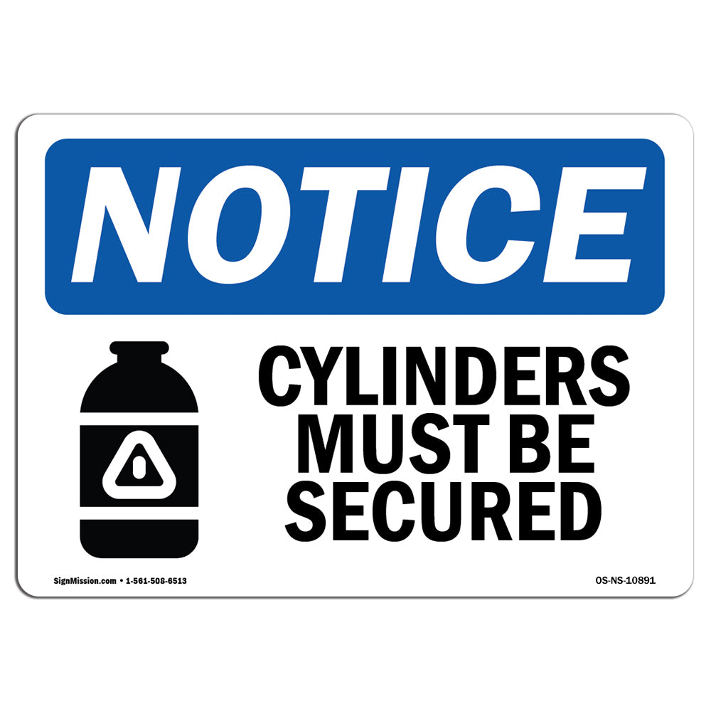 Cylinders Must Be Secured