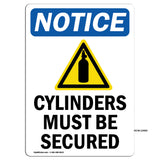 Cylinders Must Be Secured