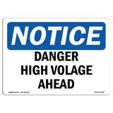 Danger High Voltage Above